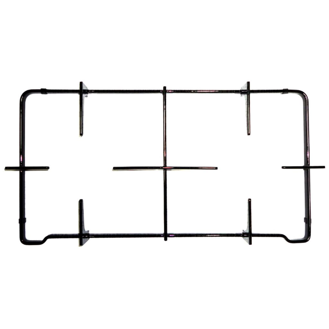 GRIGLIA PIATTINA 1F + P. 450X240 NERA - P5371 - immagine 1